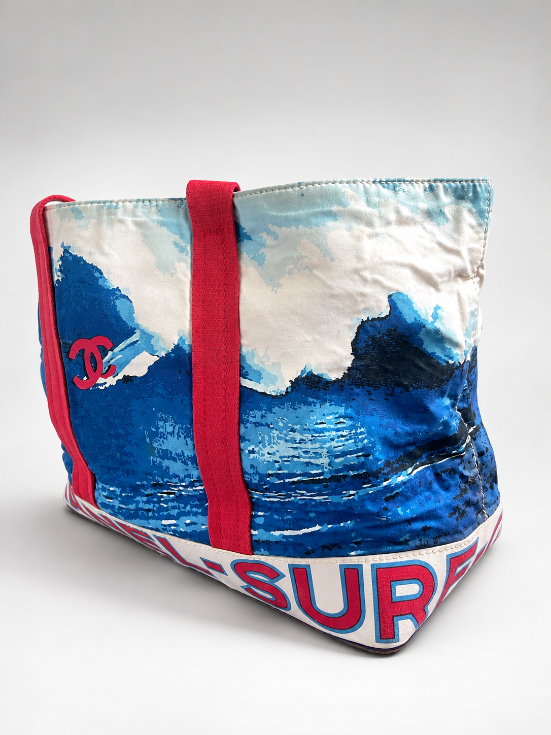 Vintage Chanel Surf Line Tote Bag - Early 2000s Archive