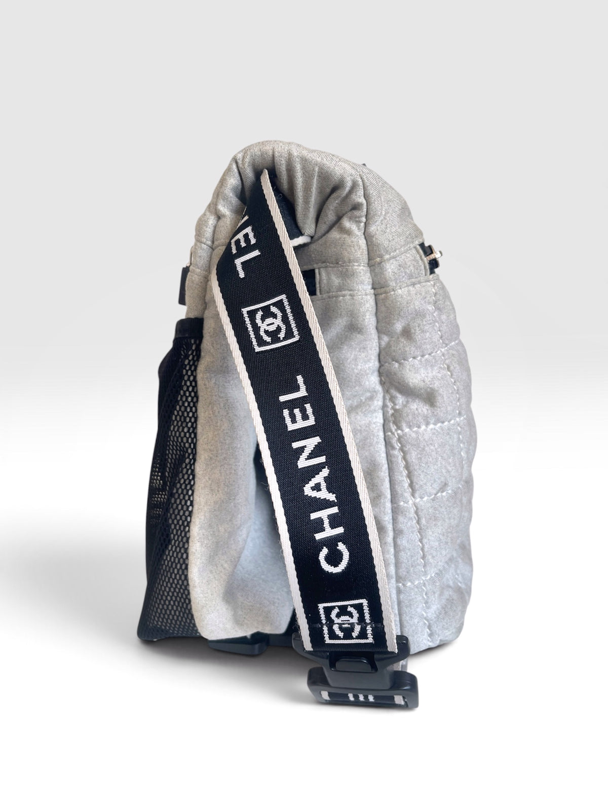 Vintage Chanel Quilted Sport Messenger Bag - Early 2000s Archive