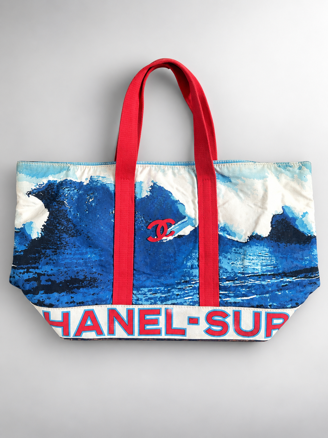 Vintage Chanel Surf Line Tote Bag - Early 2000s Archive