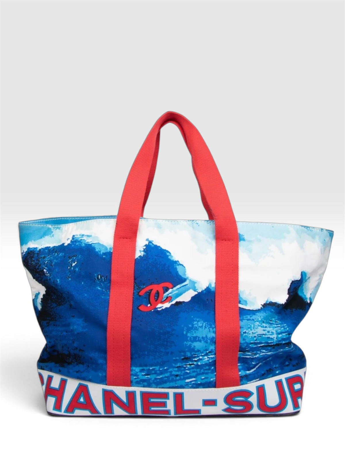 Vintage Chanel Surf Line Tote Bag - Early 2000s Archive