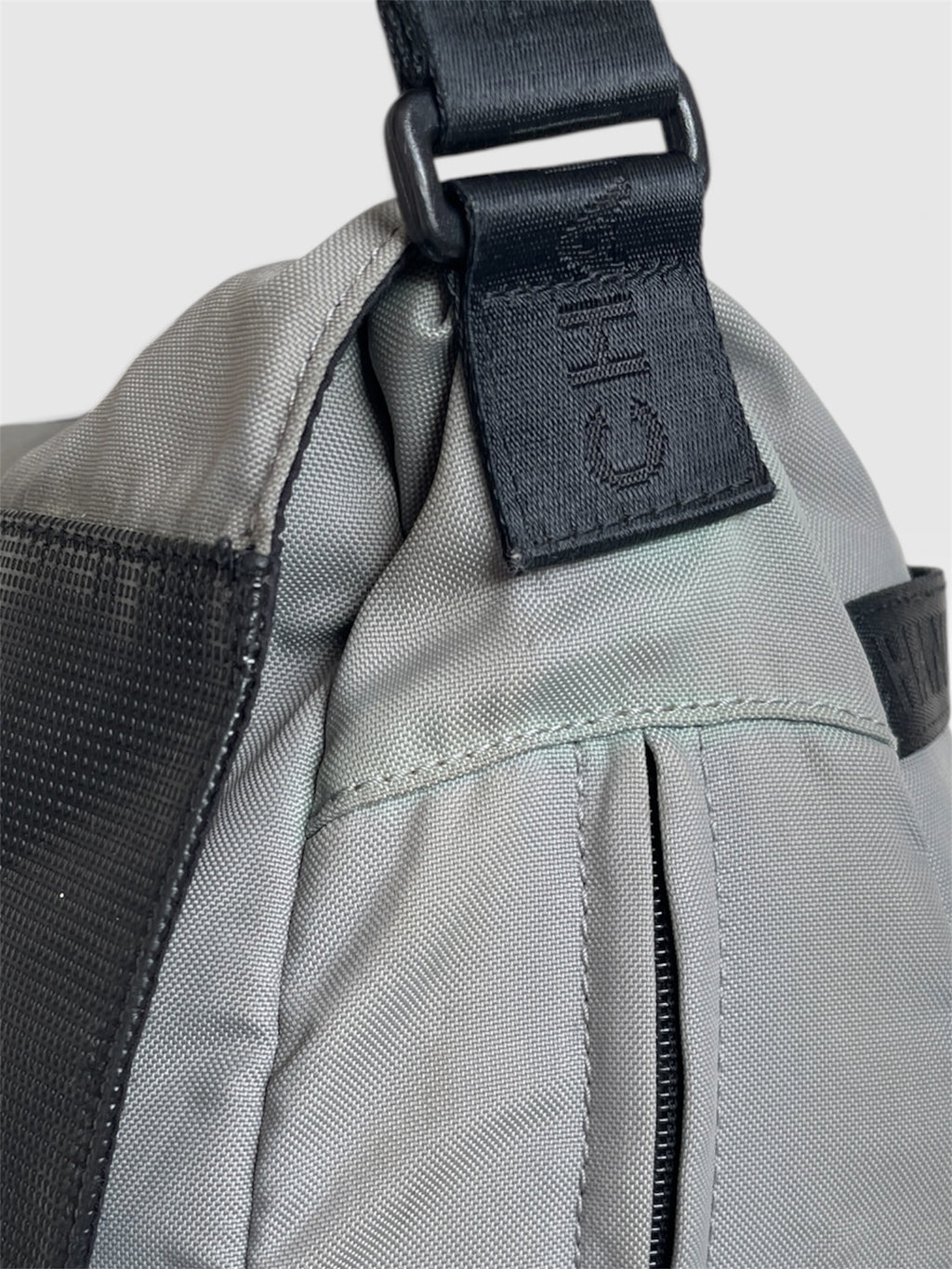 Vintage Chanel Sport Line Messenger Bag Grey Black - Early 2000s Archive