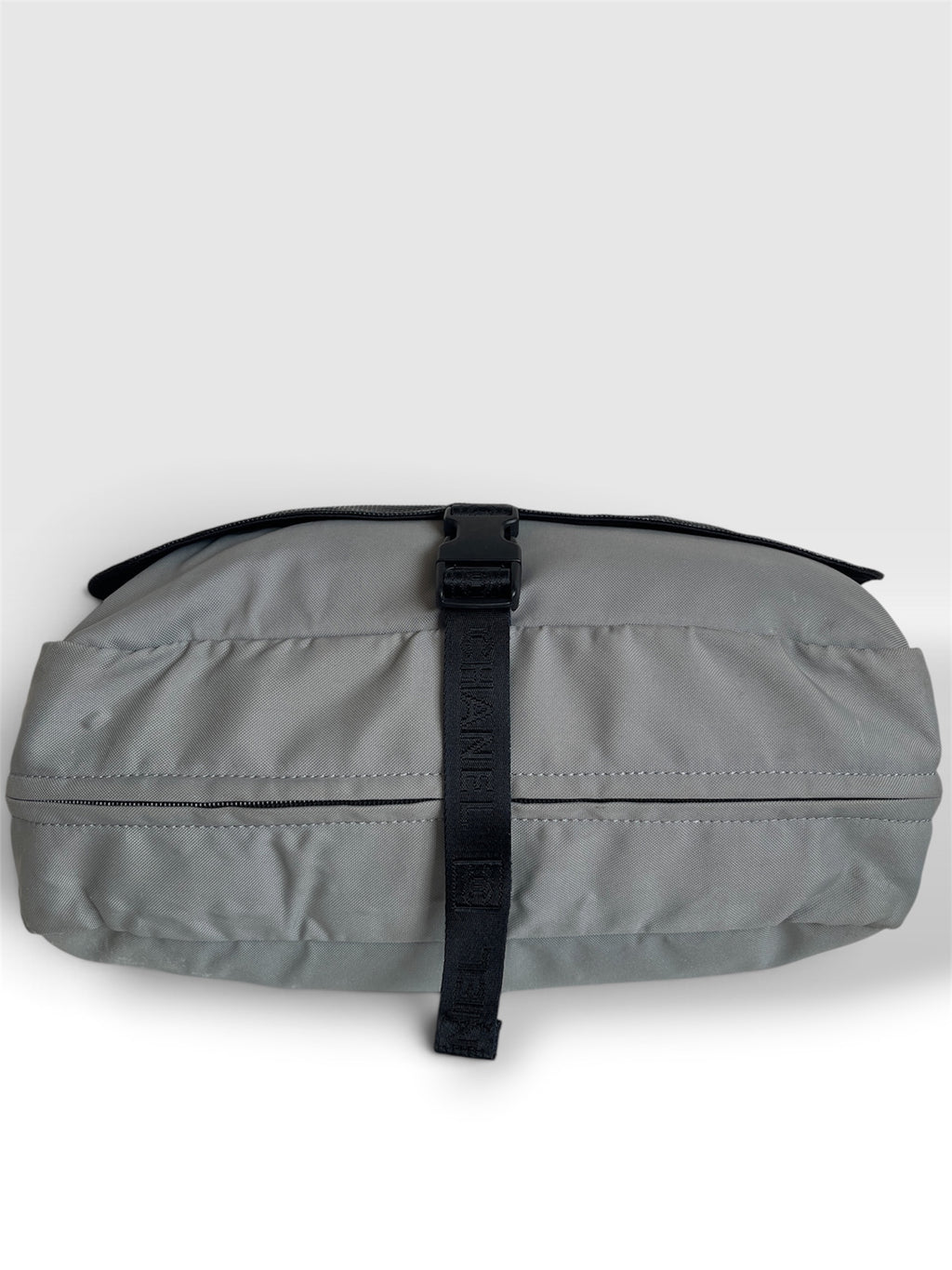 Vintage Chanel Sport Line Messenger Bag Grey Black - Early 2000s Archive