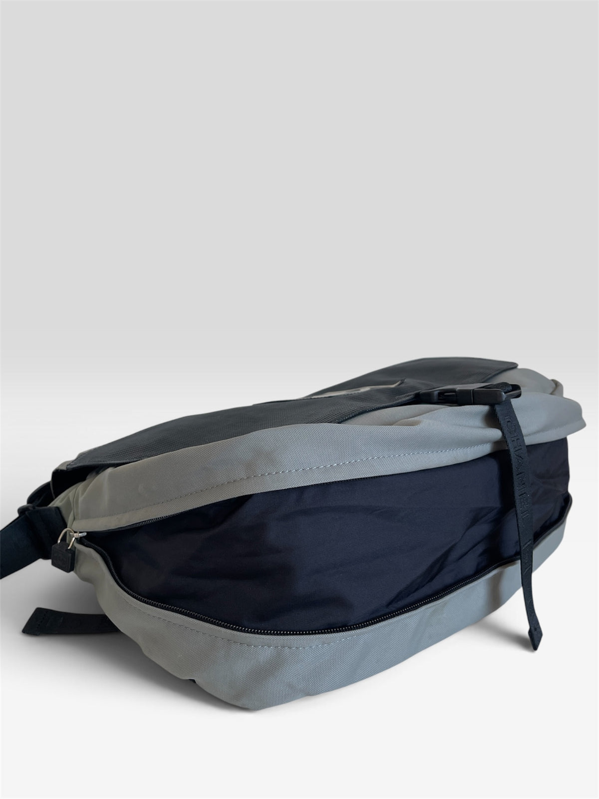 Vintage Chanel Sport Line Messenger Bag Grey Black - Early 2000s Archive