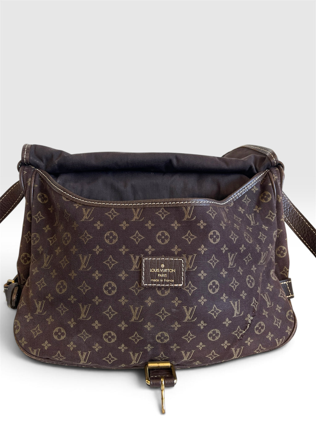 Louis Vuitton Pre-Owned Mini Lin Saumur 30 Monogram Shoulder Bag