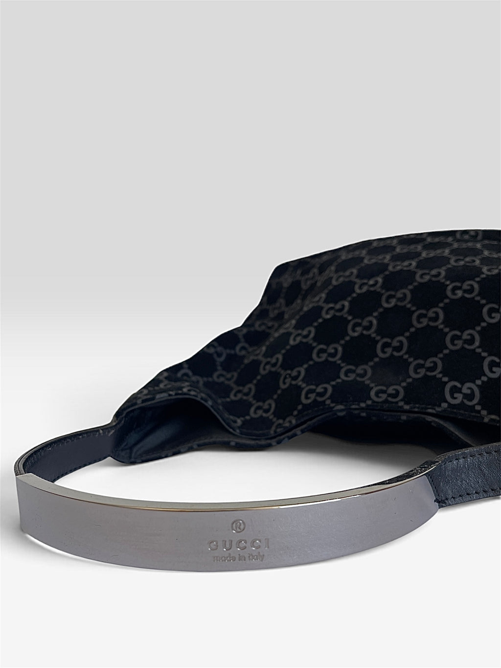 Vintage Gucci Monogram Handle Bag Metal Handle - Early 2000s Archive